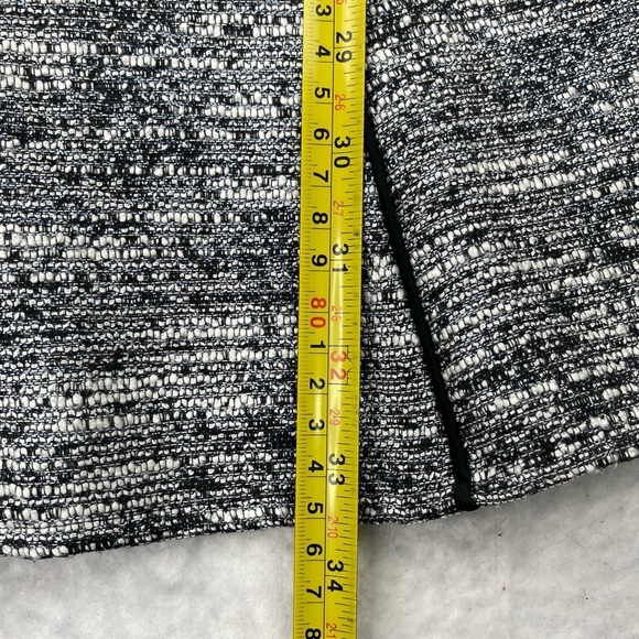 Jessica Simpson Dress Womens 0 Grey Marled Tweed Colorblock Fit and Flare Skater - Picture 7 of 11